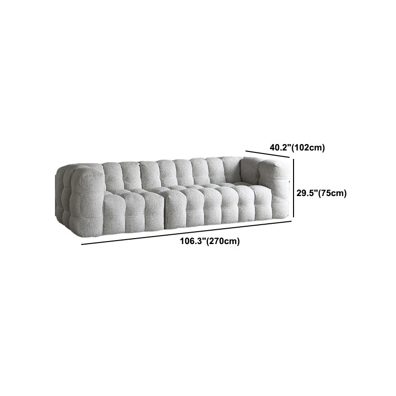 Contemporary Wooden Standard  Sofa Tuxedo Arm Tight Back Sofa