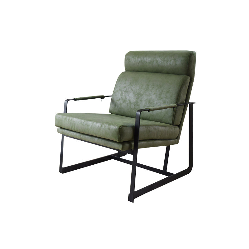 Square Arms Included Chair 31.49" Wide Armchair with Loose Back Clearhalo 'Accent Chairs' 'accent_chairs' 'Chairs & Seating' 'furn' 'furn_accent_chairs' 'Furniture' 'Living Room Furniture' 6132961
