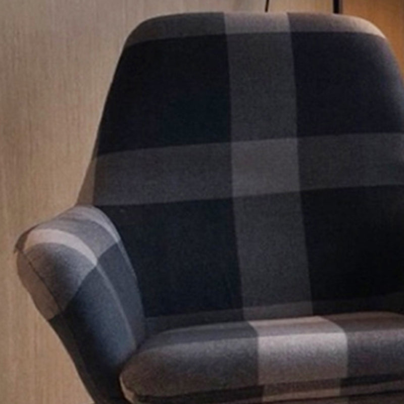 Linen Accent Chair Arms Included Accent Room Chair with Ottoman, 28.34" Wide Clearhalo 'Accent Chairs' 'accent_chairs' 'Chairs & Seating' 'furn' 'furn_accent_chairs' 'Furniture' 'Living Room Furniture' 6132992