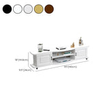 Consola de medios de televisión abiertos contemporáneos de soporte de madera con piernas para sala de estar