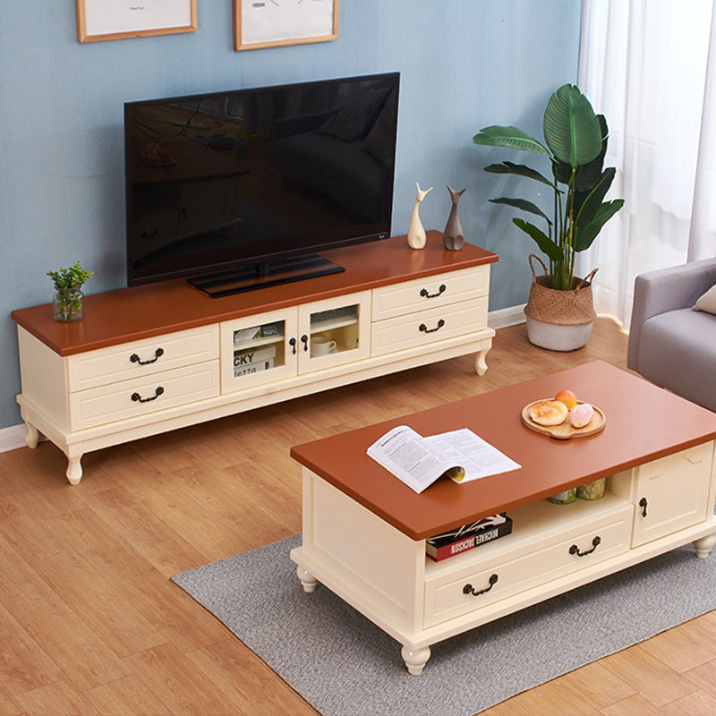 Transitional Wooden TV Stand TV Media Stand with Doors for Living Room Clearhalo 'furn' 'furn_tv_stands_entertainment_centers' 'Furniture' 'Living Room Furniture' 'TV Stands & Entertainment Centers' 'TV Stands & Media Storage Furniture' 'tv_stands_entertainment_centers' 6135706