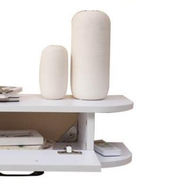 Contemporary TV Media Stand Wall-mounted Wood TV Console with Open Shelving Clearhalo 'furn' 'furn_tv_stands_entertainment_centers' 'Furniture' 'Living Room Furniture' 'TV Stands & Entertainment Centers' 'TV Stands & Media Storage Furniture' 'tv_stands_entertainment_centers' 6135765