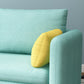 Scandinavian 32.28 " H Cotton Blend Square Arm Sofa & Chaise Clearhalo 'furn' 'furn_sectionals' 'Furniture' 'Living Room Furniture' 'Sectionals' 6135886