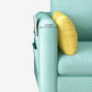 Scandinavian 32.28 " H Cotton Blend Square Arm Sofa & Chaise Clearhalo 'furn' 'furn_sectionals' 'Furniture' 'Living Room Furniture' 'Sectionals' 6135890