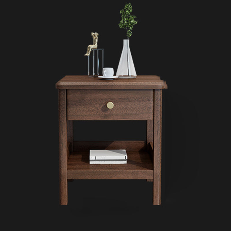 Comodino tradizionale accento di accento in legno comodino