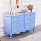 Coastal Dresser Manufactured Wood Storage Chest Dresser for Bedroom
