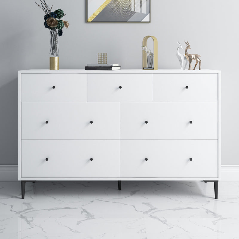 Cassettiera contemporanea da 13,65 pollici di larghezza con 4/7 cassetti