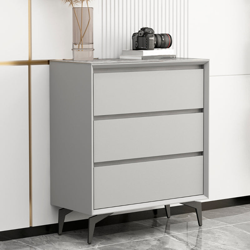 Cassettiera moderna in pietra da 15,6 pollici di larghezza con 3/6 cassetti