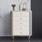 14.82-inch Width Glam Storage Chest Stone Dresser with 5/6 Drawers Grey 5 Clearhalo 'Bedroom Furniture' 'Dressers & Chests' 'dressers_chests' 'furn' 'furn_dressers_chests' 'Furniture' 6136106