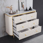 14.82-inch Width Glam Storage Chest Stone Dresser with 5/6 Drawers Clearhalo 'Bedroom Furniture' 'Dressers & Chests' 'dressers_chests' 'furn' 'furn_dressers_chests' 'Furniture' 6136107