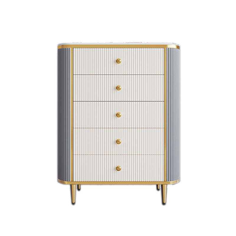14.82-inch Width Glam Storage Chest Stone Dresser with 5/6 Drawers Clearhalo 'Bedroom Furniture' 'Dressers & Chests' 'dressers_chests' 'furn' 'furn_dressers_chests' 'Furniture' 6136114