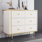 14.82-inch Width Glam Storage Chest Stone Dresser with 5/6 Drawers White 6 Clearhalo 'Bedroom Furniture' 'Dressers & Chests' 'dressers_chests' 'furn' 'furn_dressers_chests' 'Furniture' 6136115