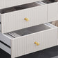 14.82-inch Width Glam Storage Chest Stone Dresser with 5/6 Drawers Clearhalo 'Bedroom Furniture' 'Dressers & Chests' 'dressers_chests' 'furn' 'furn_dressers_chests' 'Furniture' 6136118