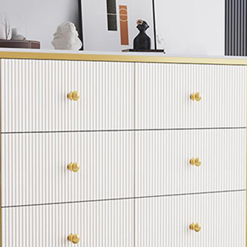 14.82-inch Width Glam Storage Chest Stone Dresser with 5/6 Drawers Clearhalo 'Bedroom Furniture' 'Dressers & Chests' 'dressers_chests' 'furn' 'furn_dressers_chests' 'Furniture' 6136119