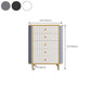 14.82-inch Width Glam Storage Chest Stone Dresser with 5/6 Drawers Clearhalo 'Bedroom Furniture' 'Dressers & Chests' 'dressers_chests' 'furn' 'furn_dressers_chests' 'Furniture' 6136124