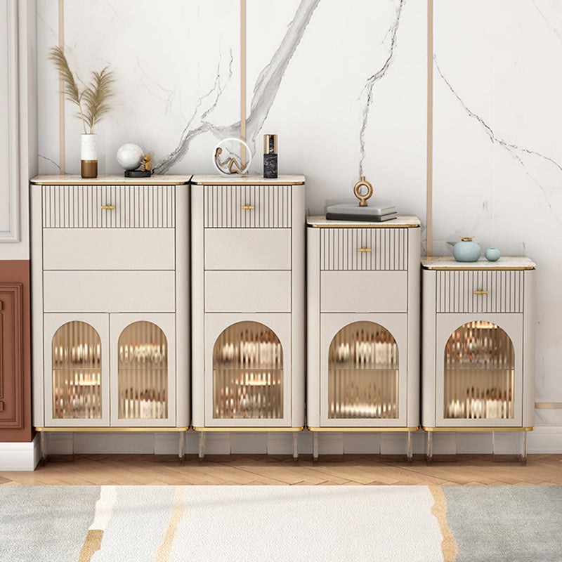 Cassettiera portaoggetti Glam in pietra da 11,7 pollici di larghezza