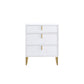 Commode contemporaine de 13,65 pouces de largeur avec 3/4/5 tiroirs