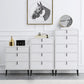 Commode contemporaine de 13,65 pouces de largeur avec 3/4/5 tiroirs