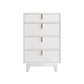 Commode contemporaine de 13,65 pouces de largeur avec 3/4/5 tiroirs