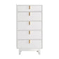 Commode contemporaine de 13,65 pouces de largeur avec 3/4/5 tiroirs