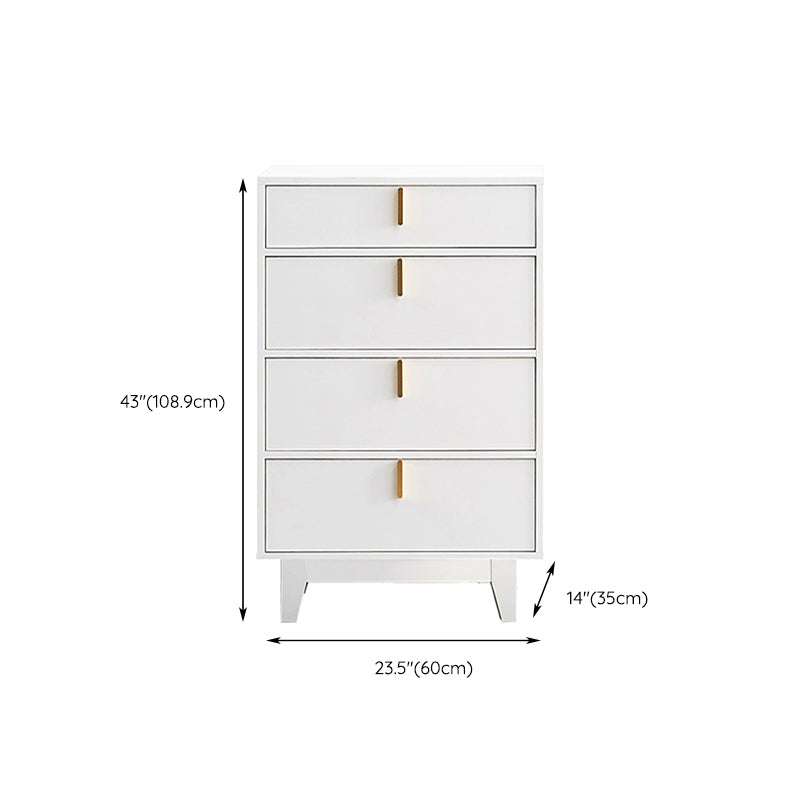 Commode contemporaine de 13,65 pouces de largeur avec 3/4/5 tiroirs