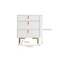 Commode contemporaine de 13,65 pouces de largeur avec 3/4/5 tiroirs