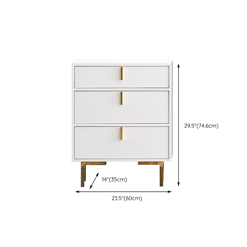 Commode contemporaine de 13,65 pouces de largeur avec 3/4/5 tiroirs