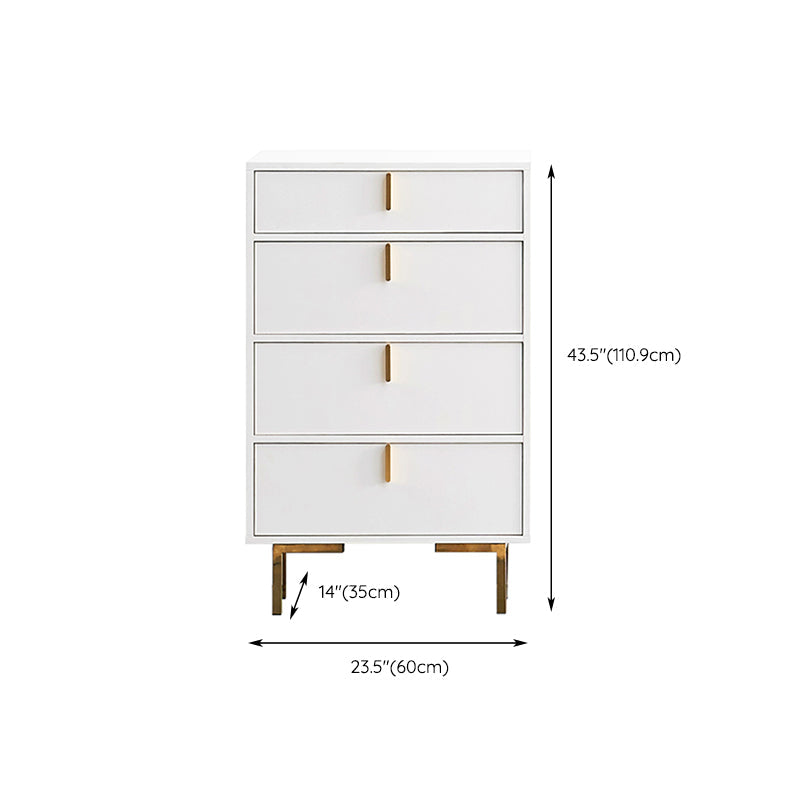 Commode contemporaine de 13,65 pouces de largeur avec 3/4/5 tiroirs