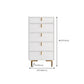 Commode contemporaine de 13,65 pouces de largeur avec 3/4/5 tiroirs