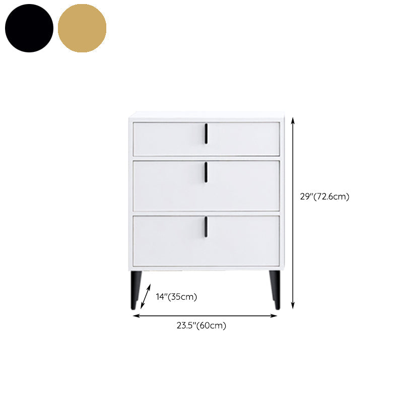 Commode contemporaine de 13,65 pouces de largeur avec 3/4/5 tiroirs