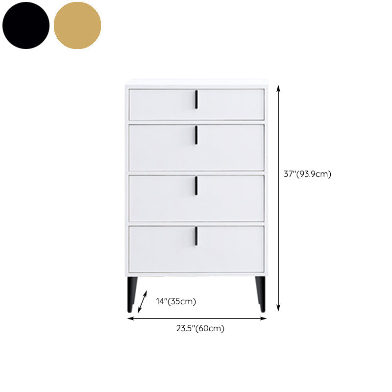 Commode contemporaine de 13,65 pouces de largeur avec 3/4/5 tiroirs