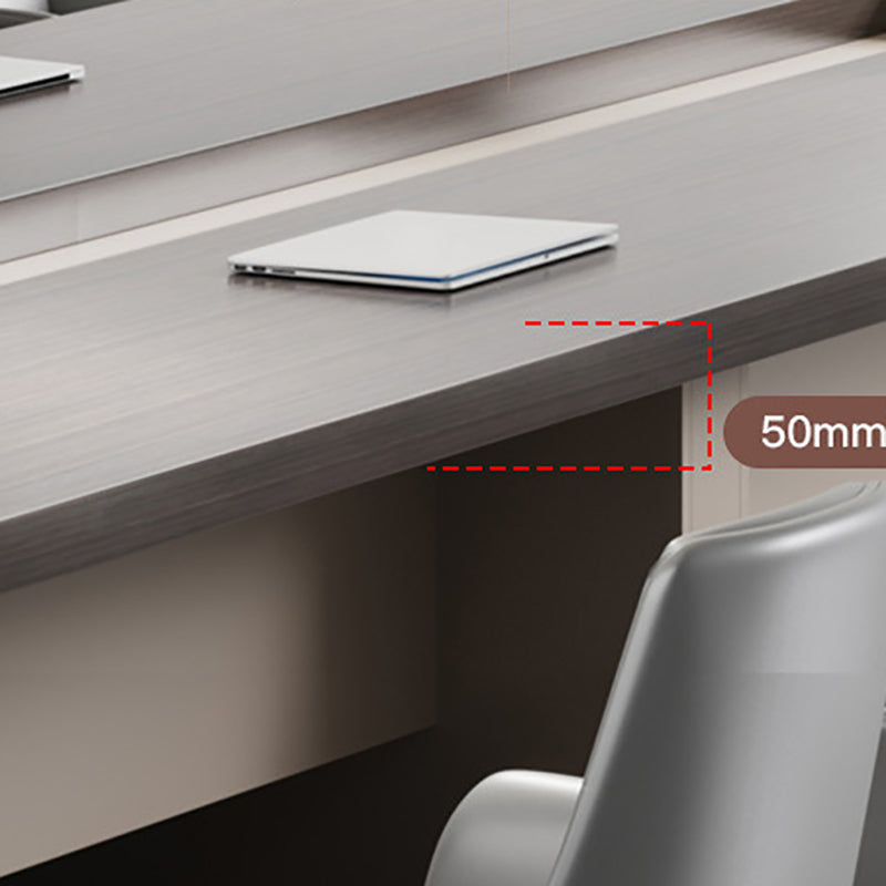 Office Pewter Writing Desk Modern & Contemporary Writing Desk Clearhalo 'furn' 'furn_office_desk' 'Furniture' 'Office Desks' 'Office Furniture' 'office_desk' 6136516