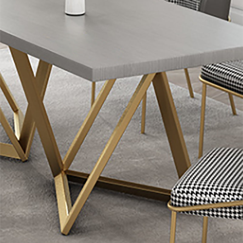 Massief hout rechthoekig schrijfbureau Glam Meeting Desk voor kantoor