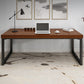 Industrial Home Rectangular Office Desk Solid Wood Writing Desk Clearhalo 'furn' 'furn_office_desk' 'Furniture' 'Office Desks' 'Office Furniture' 'office_desk' 6136656