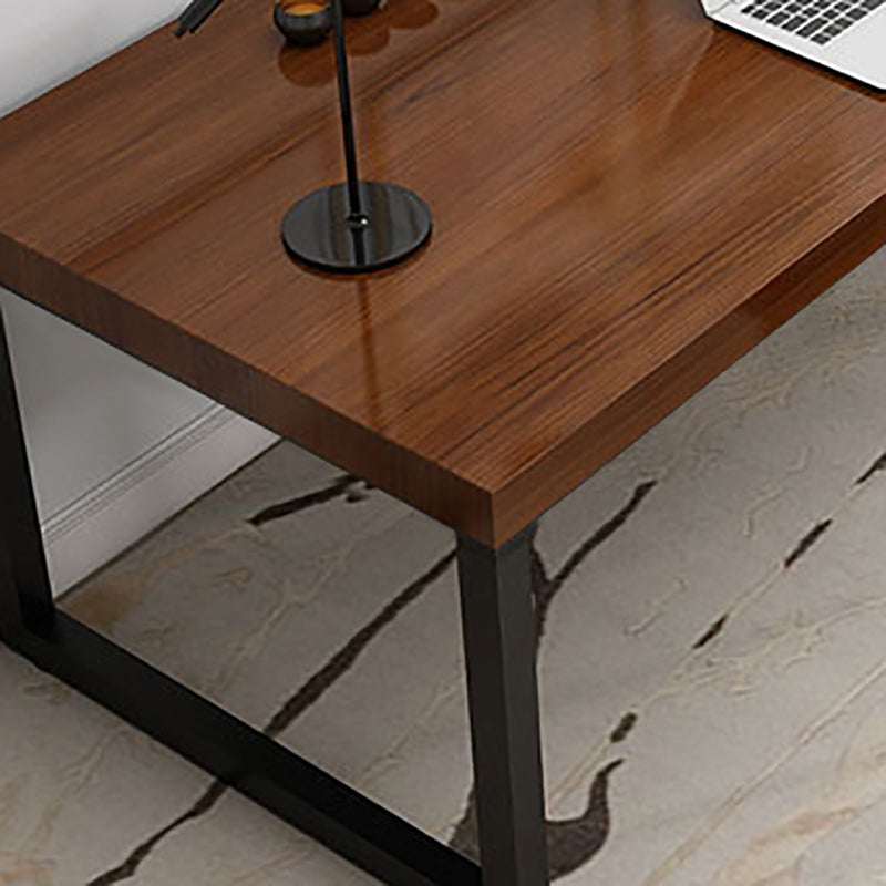 Industrial Home Rectangular Office Desk Solid Wood Writing Desk Clearhalo 'furn' 'furn_office_desk' 'Furniture' 'Office Desks' 'Office Furniture' 'office_desk' 6136663