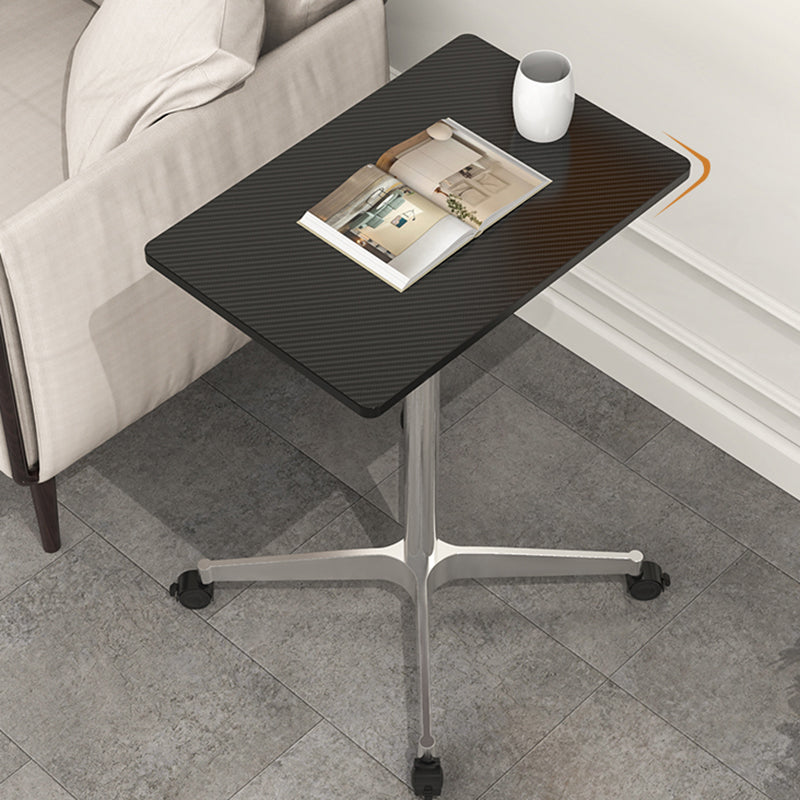 Escritorio de pie de madera artificial con ruedas de ruedas de ruedas para dormitorio para dormitorio