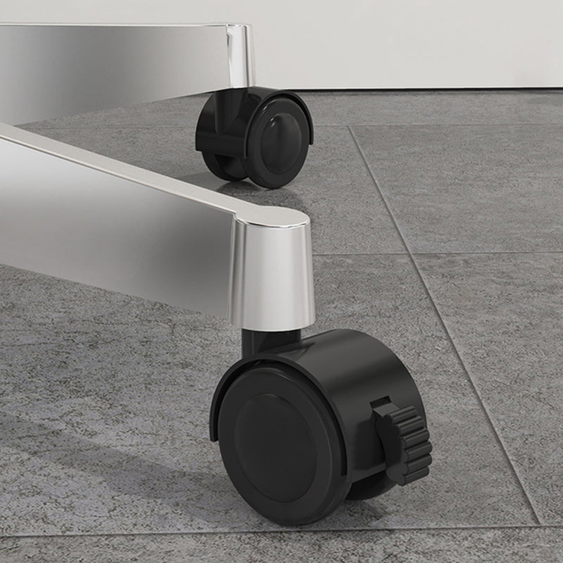 Escritorio de pie de madera artificial con ruedas de ruedas de ruedas para dormitorio para dormitorio