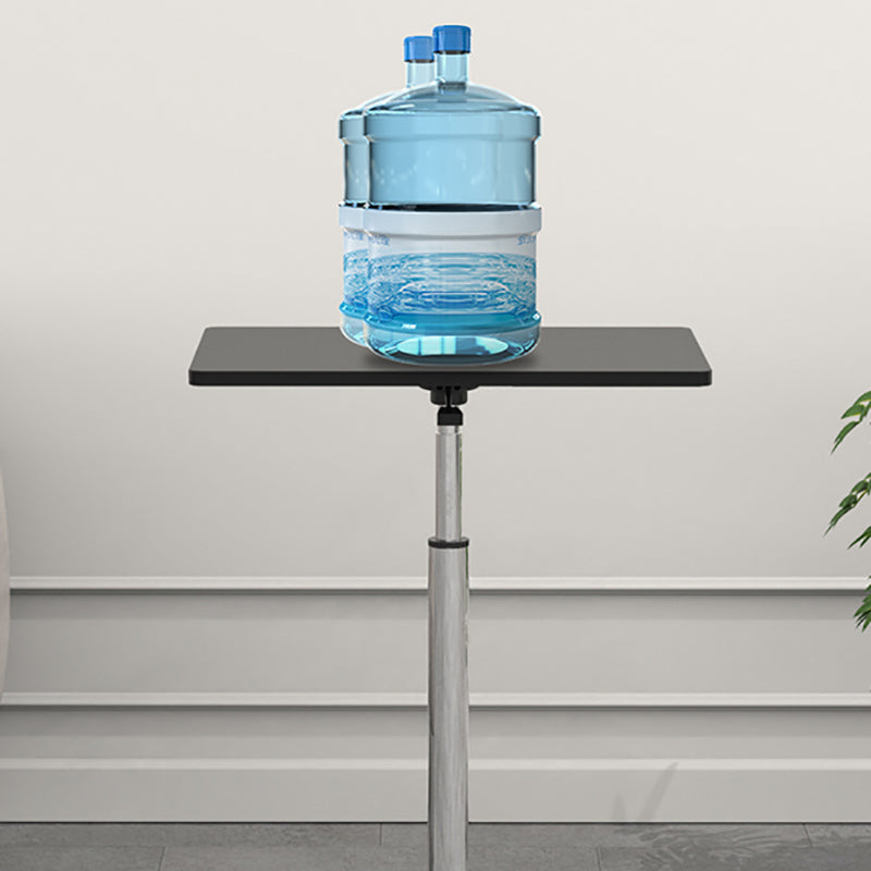 Escritorio de pie de madera artificial con ruedas de ruedas de ruedas para dormitorio para dormitorio