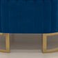 Glam Pouf Ottoman Velvet Upholstered Tear Resistant Round Ottoman with Chair Legs Clearhalo 'furn' 'furn_ottomans_poufs' 'Furniture' 'Living Room Furniture' 'Ottomans & Poufs' 'ottomans_poufs' 6136804
