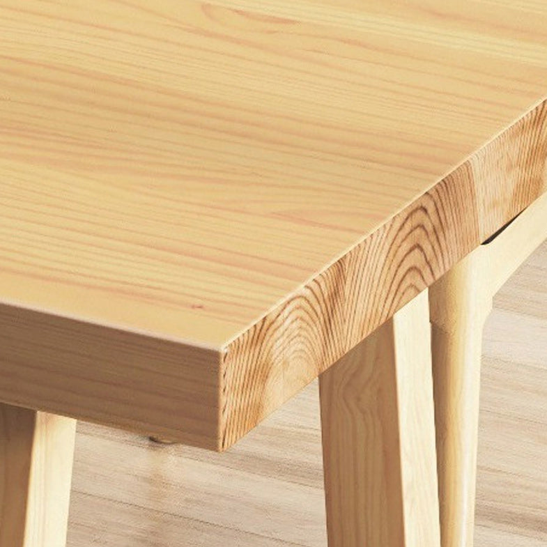 Sled Base Dining Table Contemporary Wood Dining Table for Home Clearhalo 'Dining Tables & Seating' 'Dining Tables' 'dining_table' 'furn' 'furn_dining_table' 'Furniture' 'Kitchen & Dining Furniture' 6137099