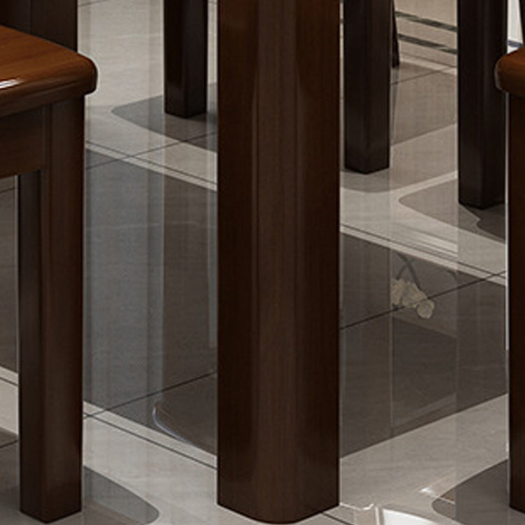 Tavolo da pranzo a base di legno tavolo da pranzo contemporaneo con 4 gambe