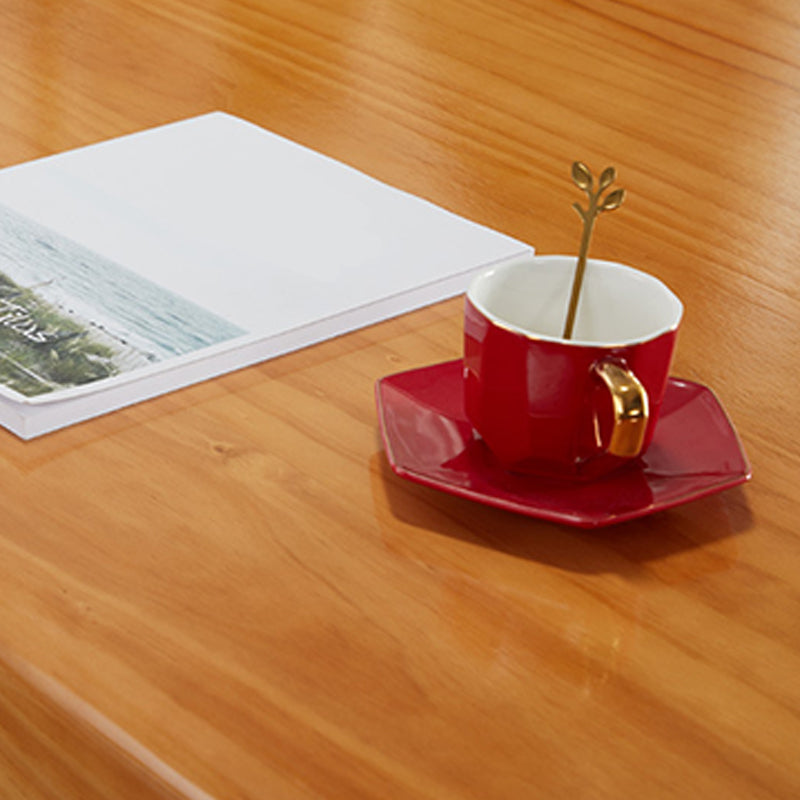 Schlittenbasis Esstisch zeitgenössischer Holz Esstisch für Zuhause