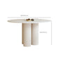 Contemporary Round Dining Table Stone Dinner Table with 3 Legs Clearhalo 'Dining Tables & Seating' 'Dining Tables' 'dining_table' 'furn' 'furn_dining_table' 'Furniture' 'Kitchen & Dining Furniture' 6137316