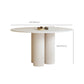 Contemporary Round Dining Table Stone Dinner Table with 3 Legs Clearhalo 'Dining Tables & Seating' 'Dining Tables' 'dining_table' 'furn' 'furn_dining_table' 'Furniture' 'Kitchen & Dining Furniture' 6137317