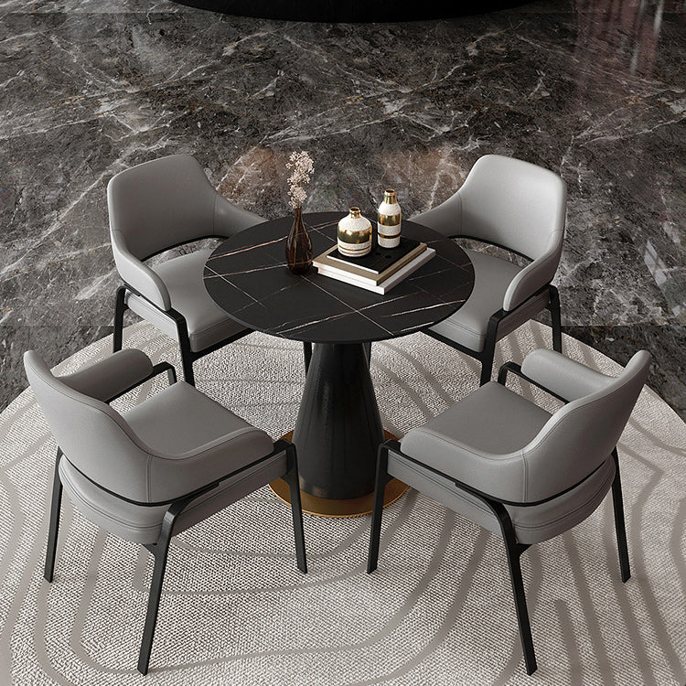 Mesa de piedra sinterizada de interior de lujo tradicional para la cocina para la cocina