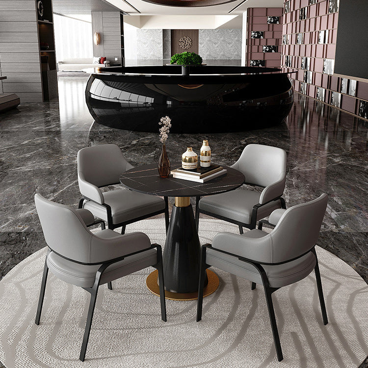 Mesa de piedra sinterizada de interior de lujo tradicional para la cocina para la cocina