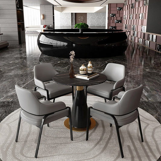 Mesa de piedra sinterizada de interior de lujo tradicional para la cocina para la cocina