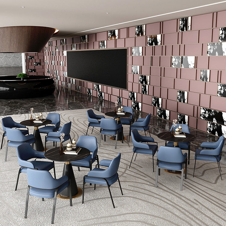 Mesa de piedra sinterizada de interior de lujo tradicional para la cocina para la cocina