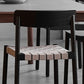 Modern Style Chairs Armless Dining Chairs with Wooden Legs for Kitchen