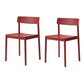 Modern Style Chairs Armless Dining Chairs with Wooden Legs for Kitchen